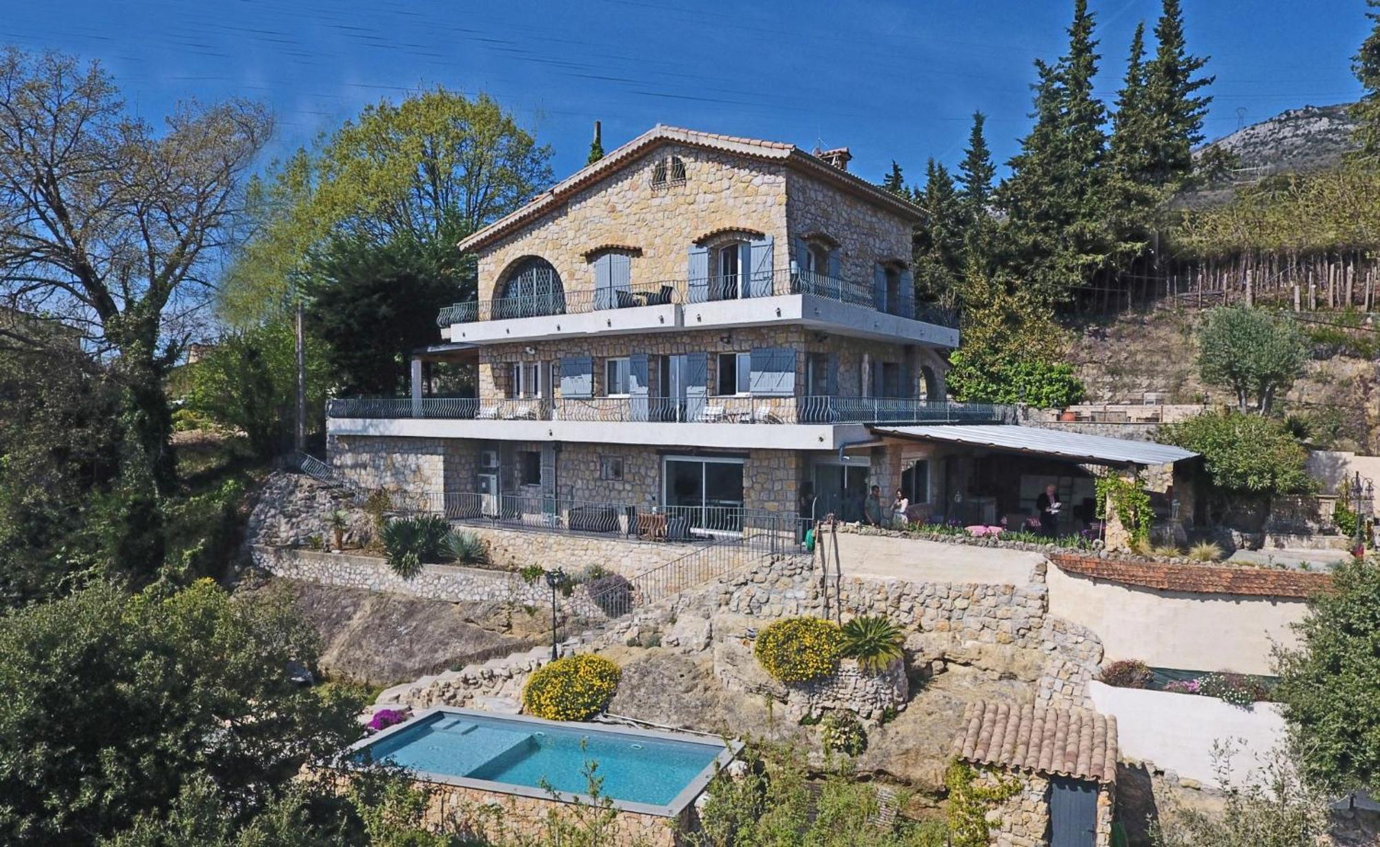 Au Pied Des Baous Bed and Breakfast Vence Eksteriør billede